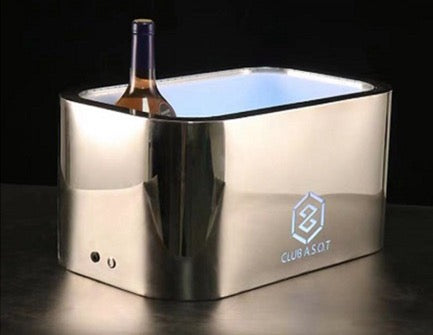 LED Metal Ice Buckets