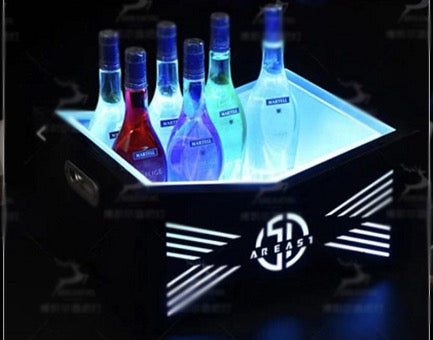 LED Metal Ice Buckets